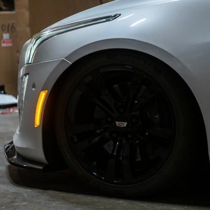 2014-19 Cadillac ATS & CTS | Front Bumper Amber LED Side Marker Lights image 6