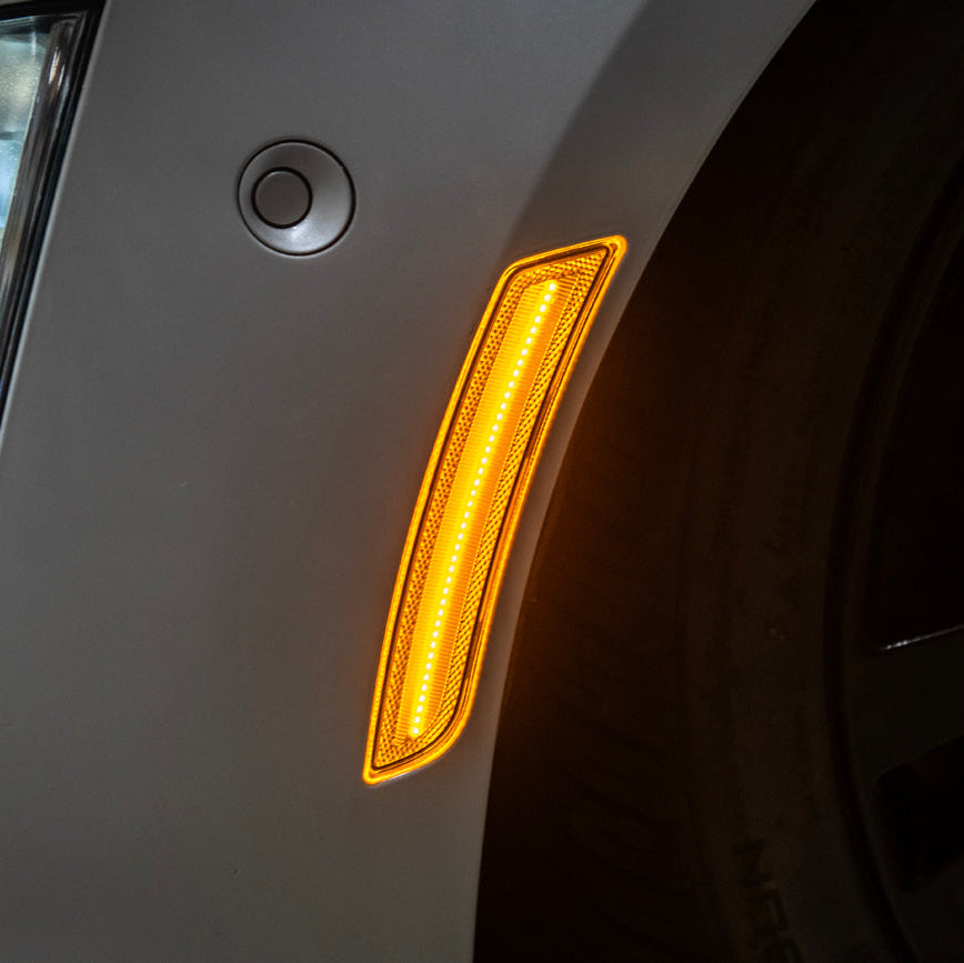 2014-19 Cadillac ATS & CTS | Front Bumper Amber LED Side Marker Lights image 7