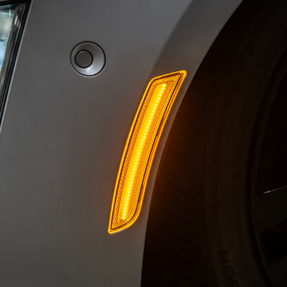 2014-19 Cadillac ATS & CTS | Front Bumper Amber LED Side Marker Lights image 7