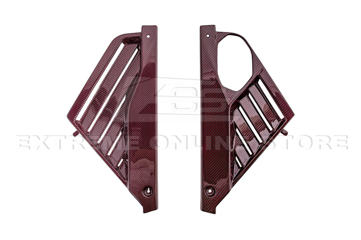 Corvette C8 Z06 Coupe DRY Red Carbon Engine & Bay Panel Cover image 10