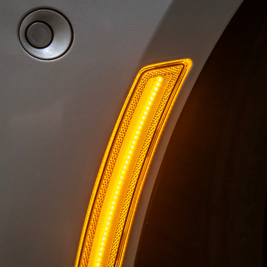 2014-19 Cadillac ATS & CTS | Front Bumper Amber LED Side Marker Lights image 8