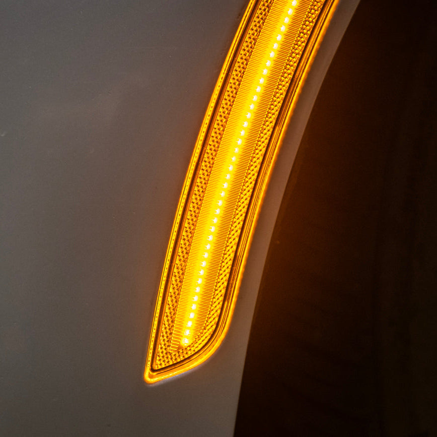 2014-19 Cadillac ATS & CTS | Front Bumper Amber LED Side Marker Lights image 9