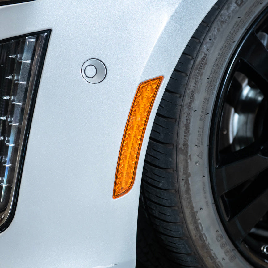 2014-19 Cadillac ATS & CTS | Front Bumper Amber LED Side Marker Lights image 58