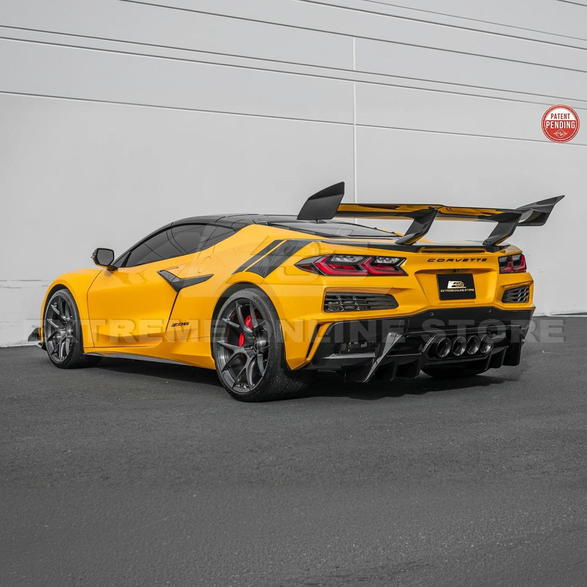 ZR1 Package Corvette C8 Z06 / E-Ray DRY CARBON FIBER Rear Spoiler image 4