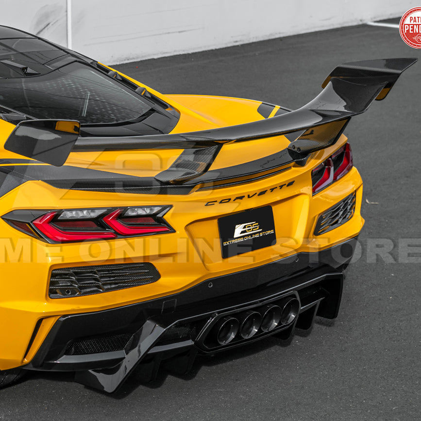 ZR1 Package Corvette C8 Z06 / E-Ray DRY CARBON FIBER Rear Spoiler image 5