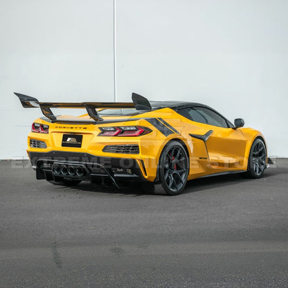 2023-Up Corvette C8 Z06 Rear Bumper Finned Diffuser image 8
