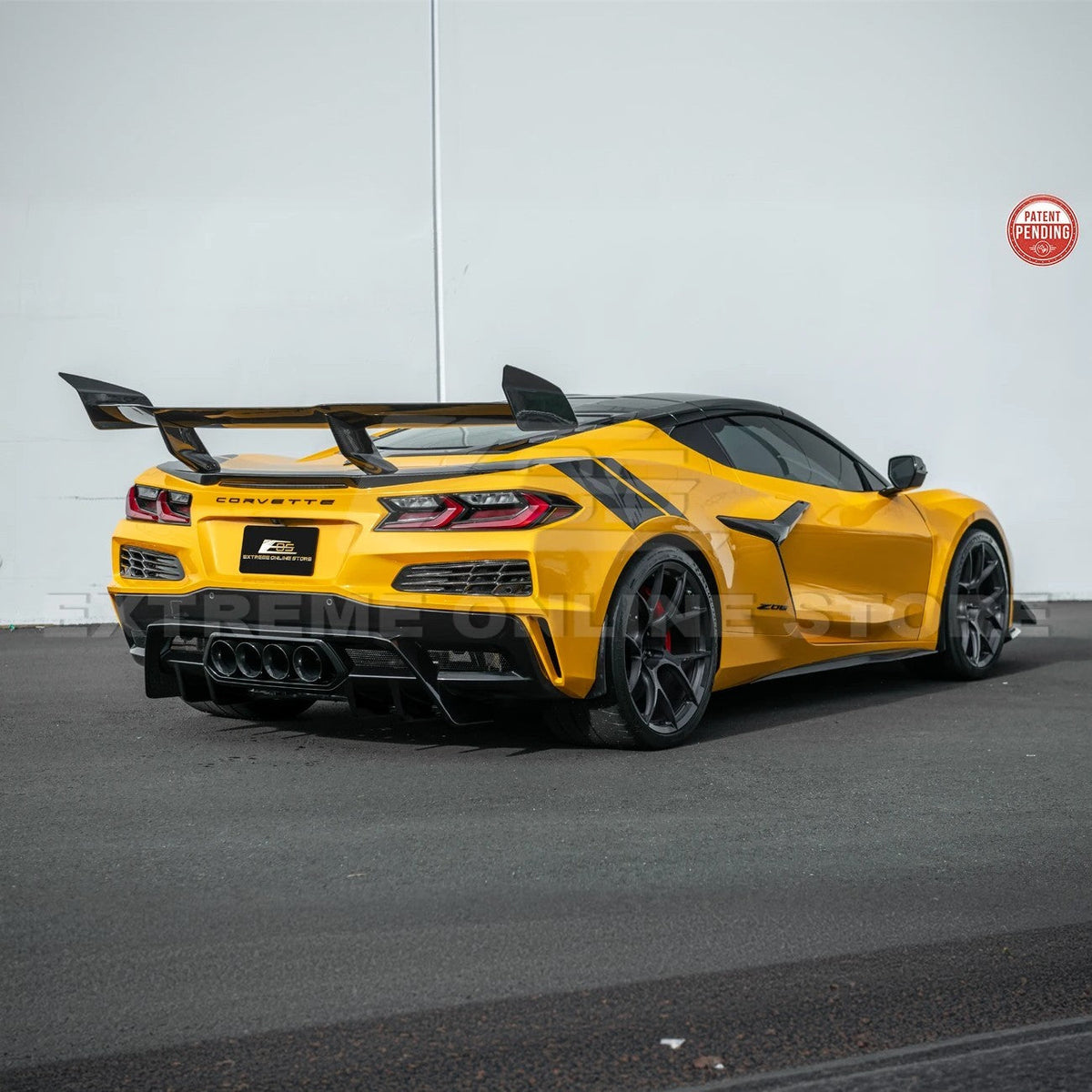 ZR1 Package Corvette C8 Z06 / E-Ray DRY CARBON FIBER Rear Spoiler image 8