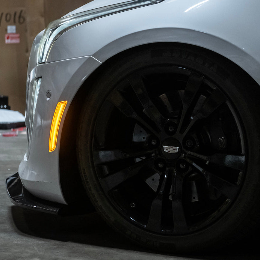 2014-19 Cadillac ATS & CTS | Front Bumper Amber LED Side Marker Lights image 51