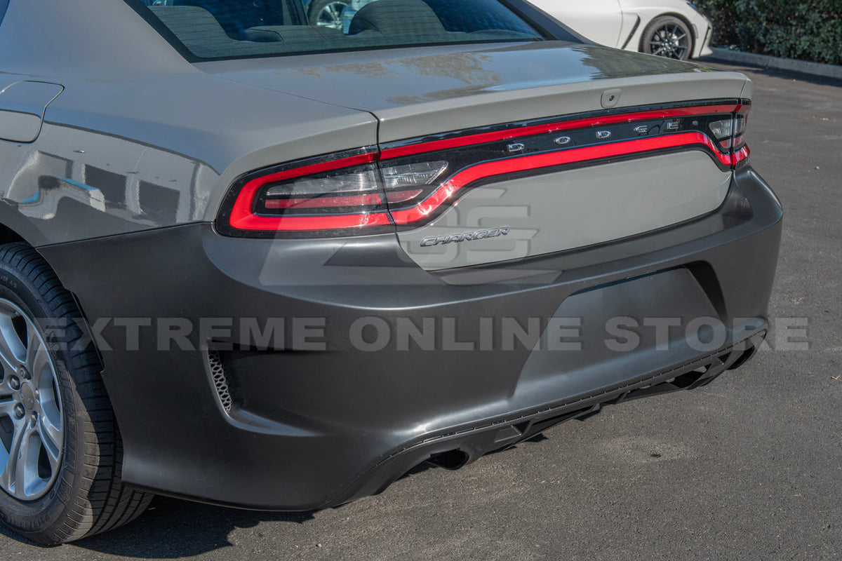 2015-Up Dodge Charger SRT Hellcat Conversion Rear Bumper Cover image 7