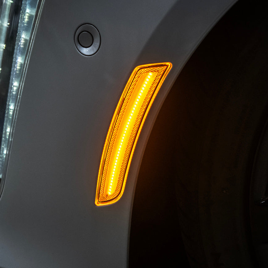 2014-19 Cadillac ATS & CTS | Front Bumper Amber LED Side Marker Lights image 53