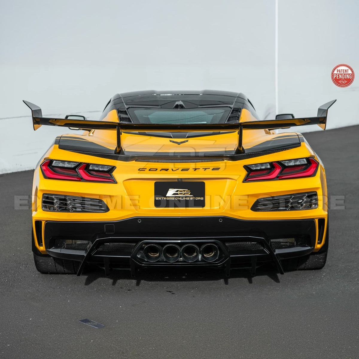 ZR1 Package Corvette C8 Z06 / E-Ray DRY CARBON FIBER Rear Spoiler image 6