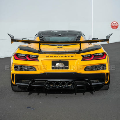 ZR1 Package Corvette C8 Z06 / E-Ray DRY CARBON FIBER Rear Spoiler image 6