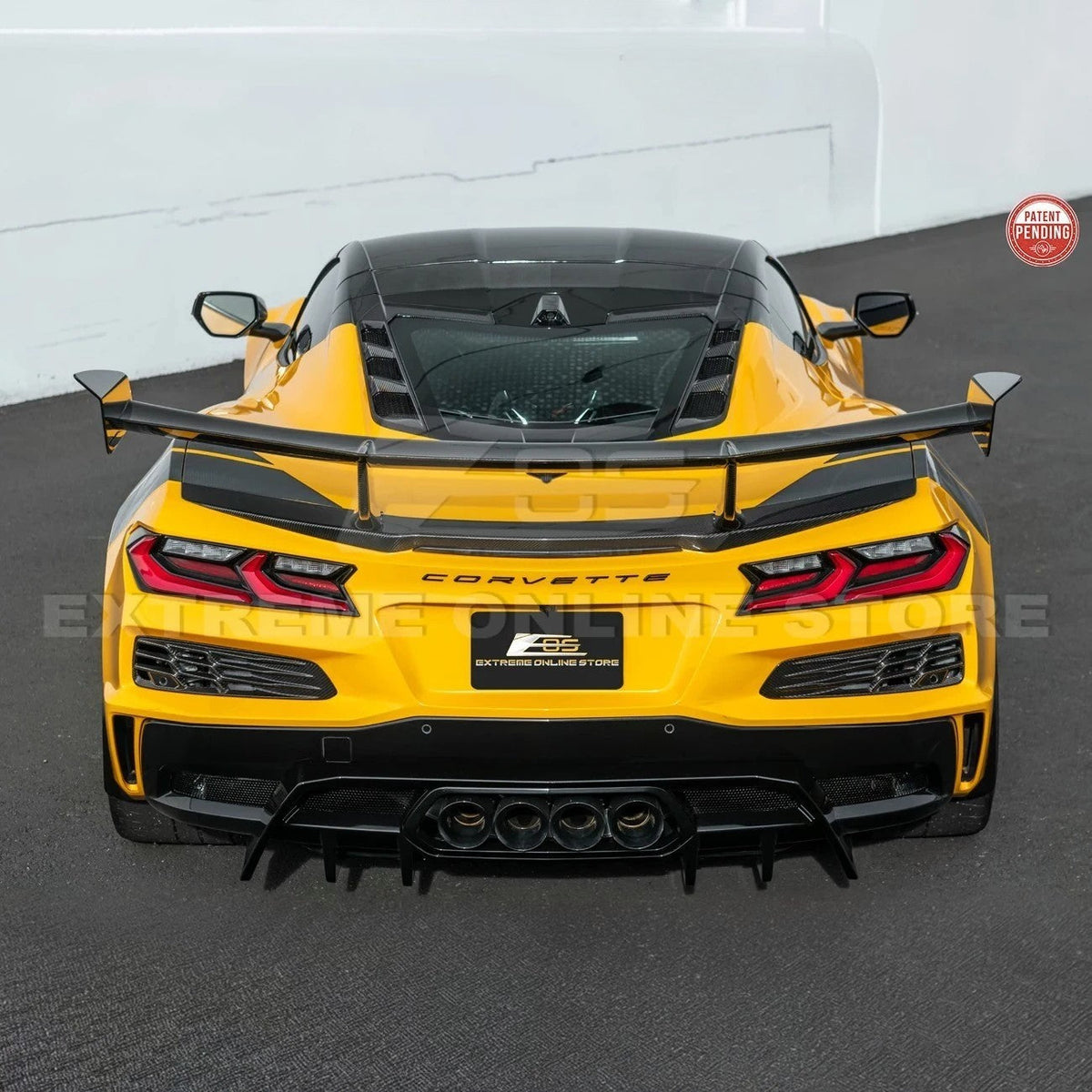 ZR1 Package Corvette C8 Z06 / E-Ray DRY CARBON FIBER Rear Spoiler image 7