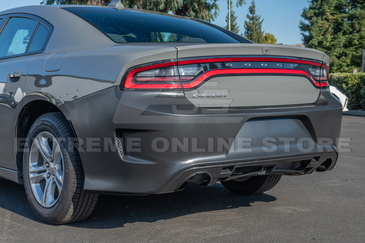 2015-Up Dodge Charger SRT Hellcat Conversion Rear Bumper Cover image 6