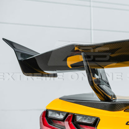 ZR1 Package Corvette C8 Z06 / E-Ray DRY CARBON FIBER Rear Spoiler image 12