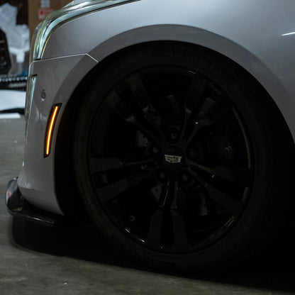 2014-19 Cadillac ATS & CTS | Front Bumper Amber LED Side Marker Lights image 29