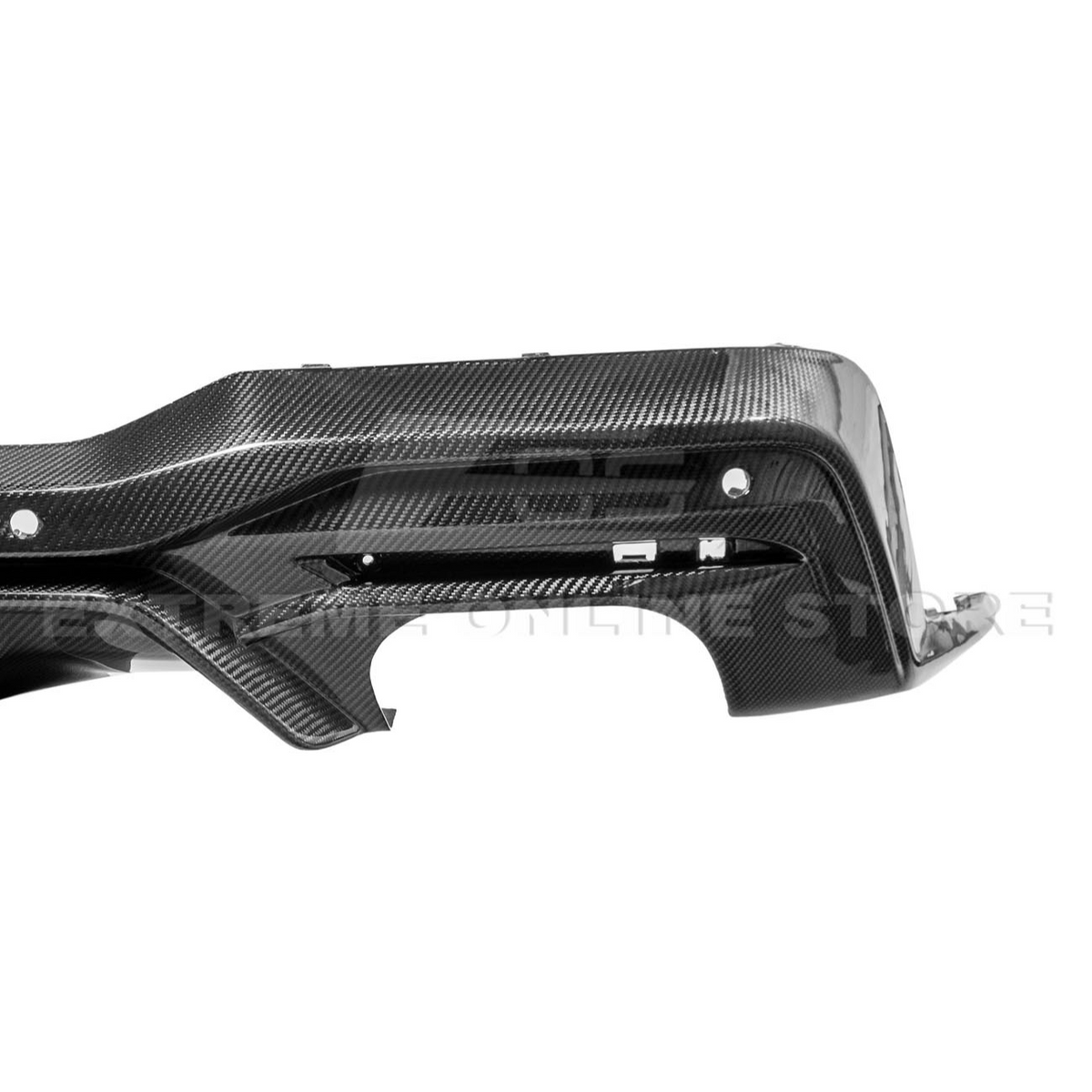 2024+ Ford Mustang GT Style Dry Carbon Fiber Rear Bumper Diffuser image 45