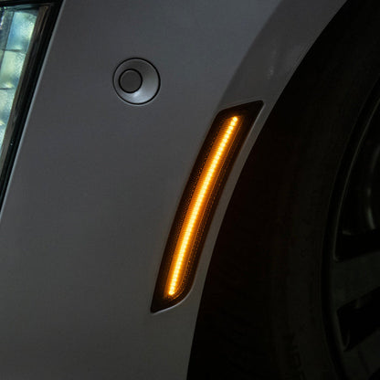 2014-19 Cadillac ATS & CTS | Front Bumper Amber LED Side Marker Lights image 30