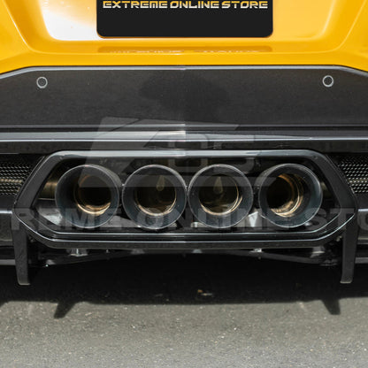 2023-Up Corvette C8 Z06 Rear Bumper Finned Diffuser image 18