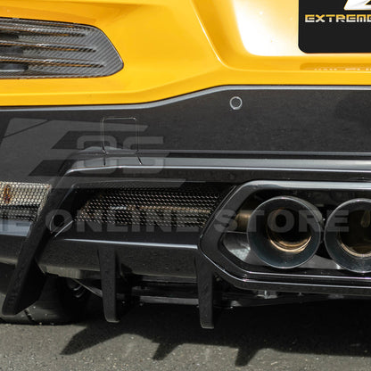 2023-Up Corvette C8 Z06 Rear Bumper Finned Diffuser image 17