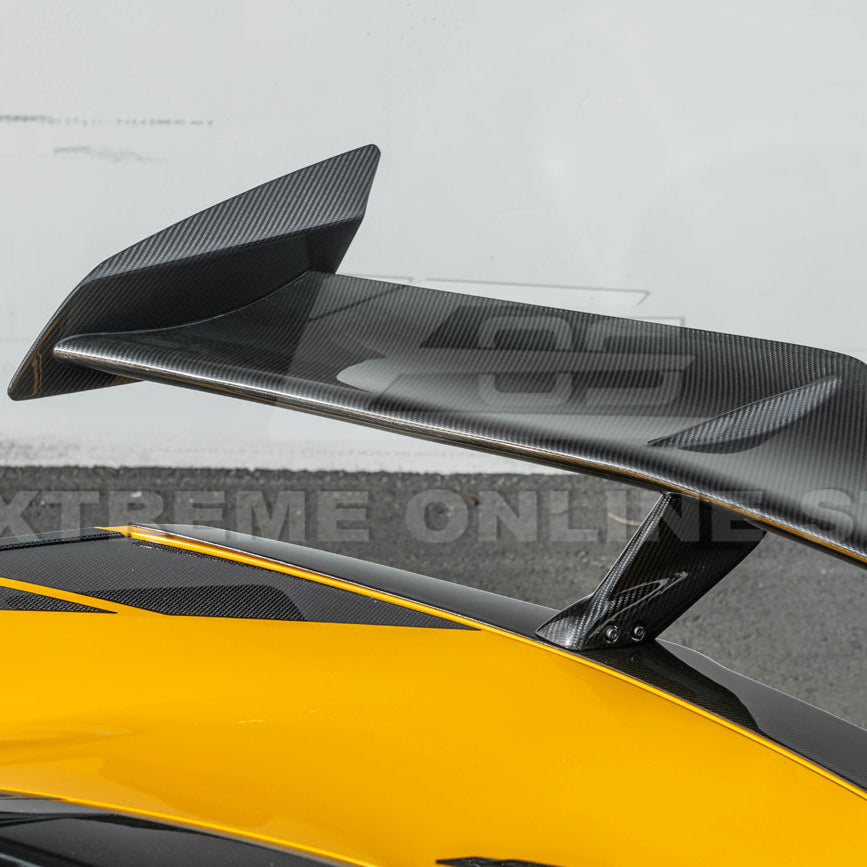 ZR1 Package Corvette C8 Z06 / E-Ray DRY CARBON FIBER Rear Spoiler image 22