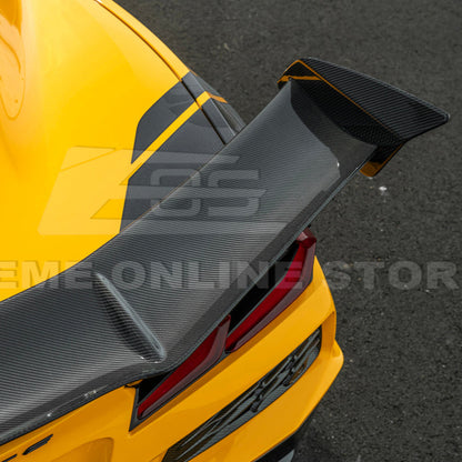 ZR1 Package Corvette C8 Z06 / E-Ray DRY CARBON FIBER Rear Spoiler image 17