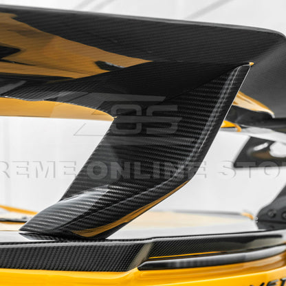 ZR1 Package Corvette C8 Z06 / E-Ray DRY CARBON FIBER Rear Spoiler image 21