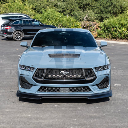 2024+ Ford Mustang DRY CARBON FIBER Front Hood Vent image 3