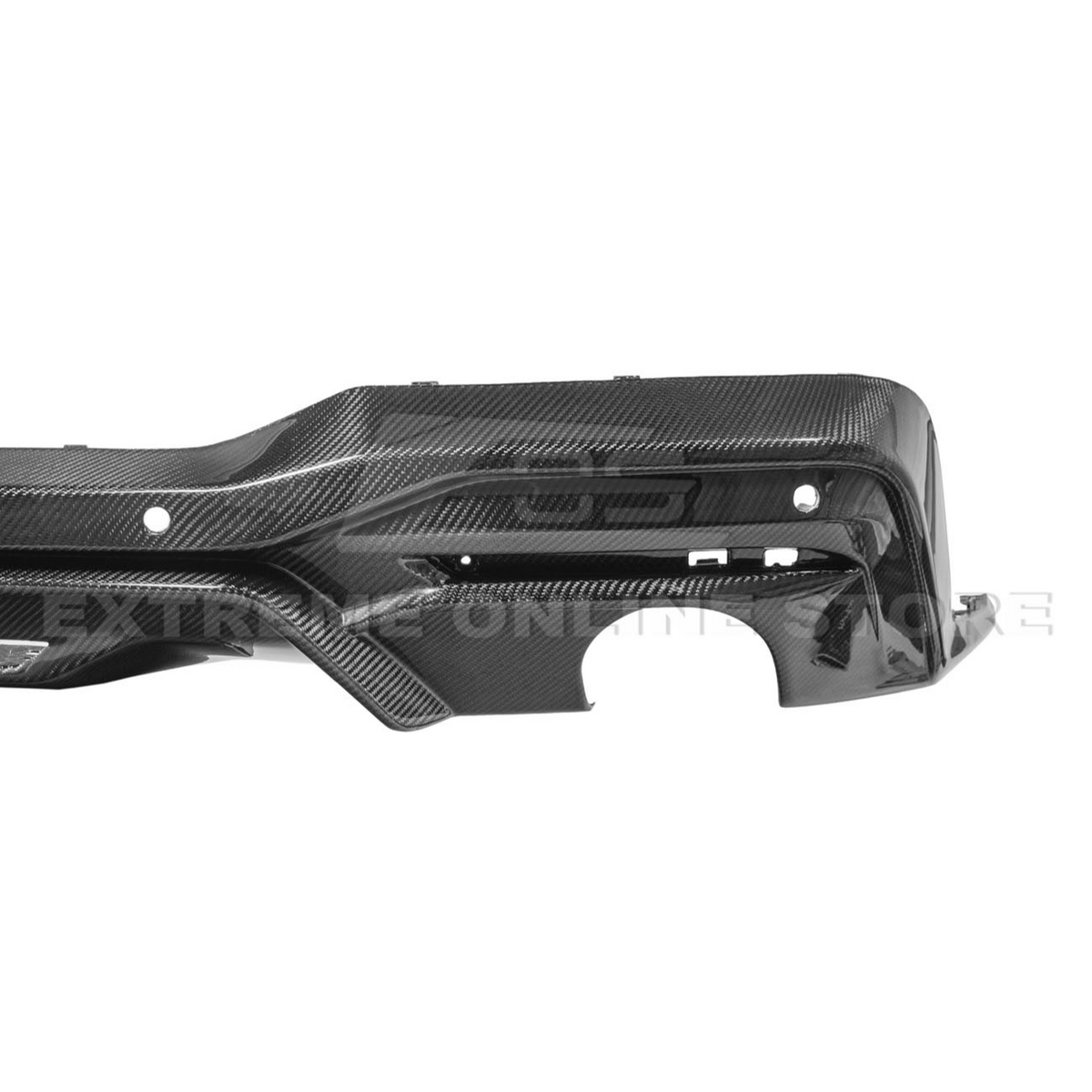 2024+ Ford Mustang GT Style Dry Carbon Fiber Rear Bumper Diffuser image 21