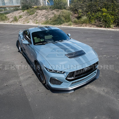 2024+ Ford Mustang DRY CARBON FIBER Front Hood Vent image 4