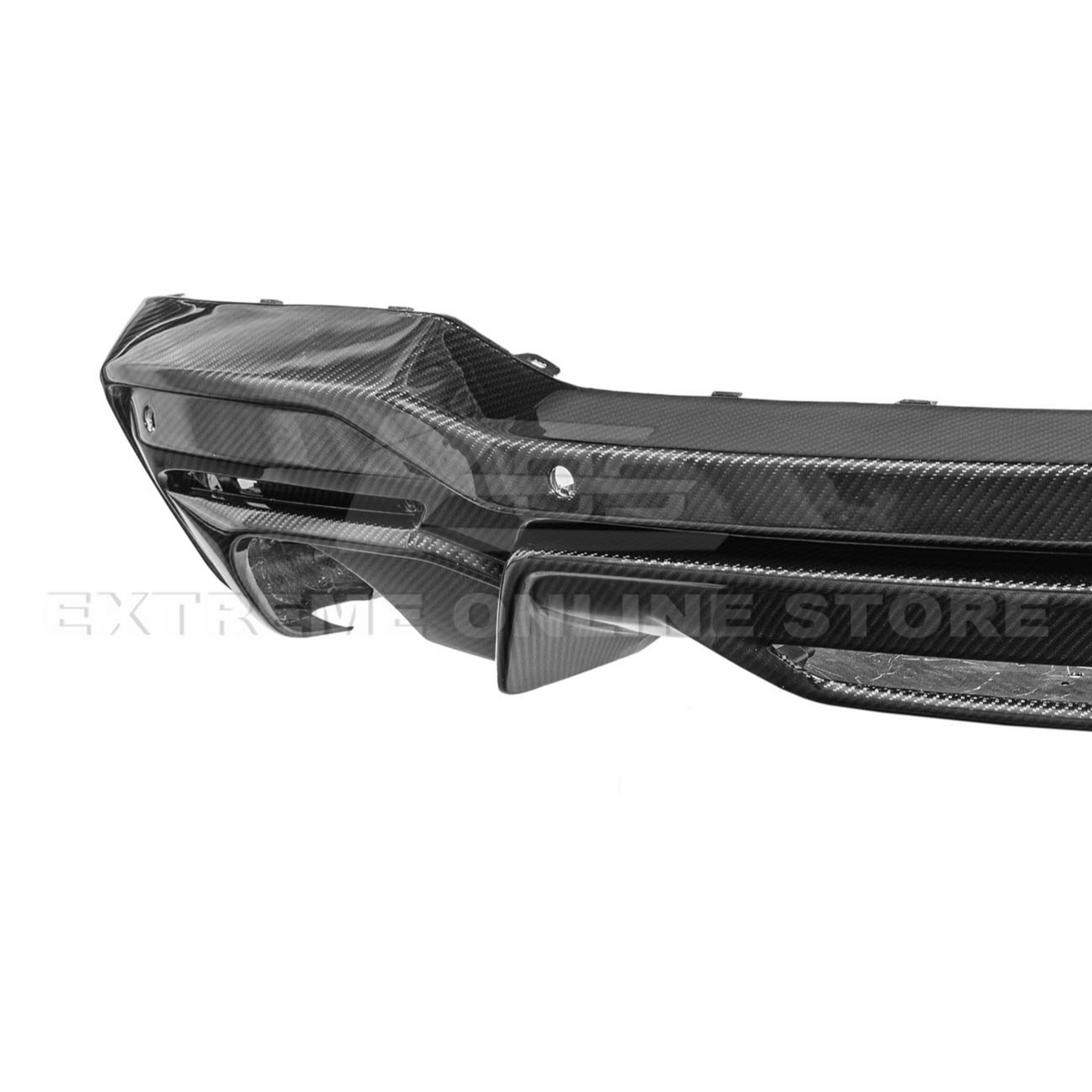 2024+ Ford Mustang GT Style Dry Carbon Fiber Rear Bumper Diffuser image 19