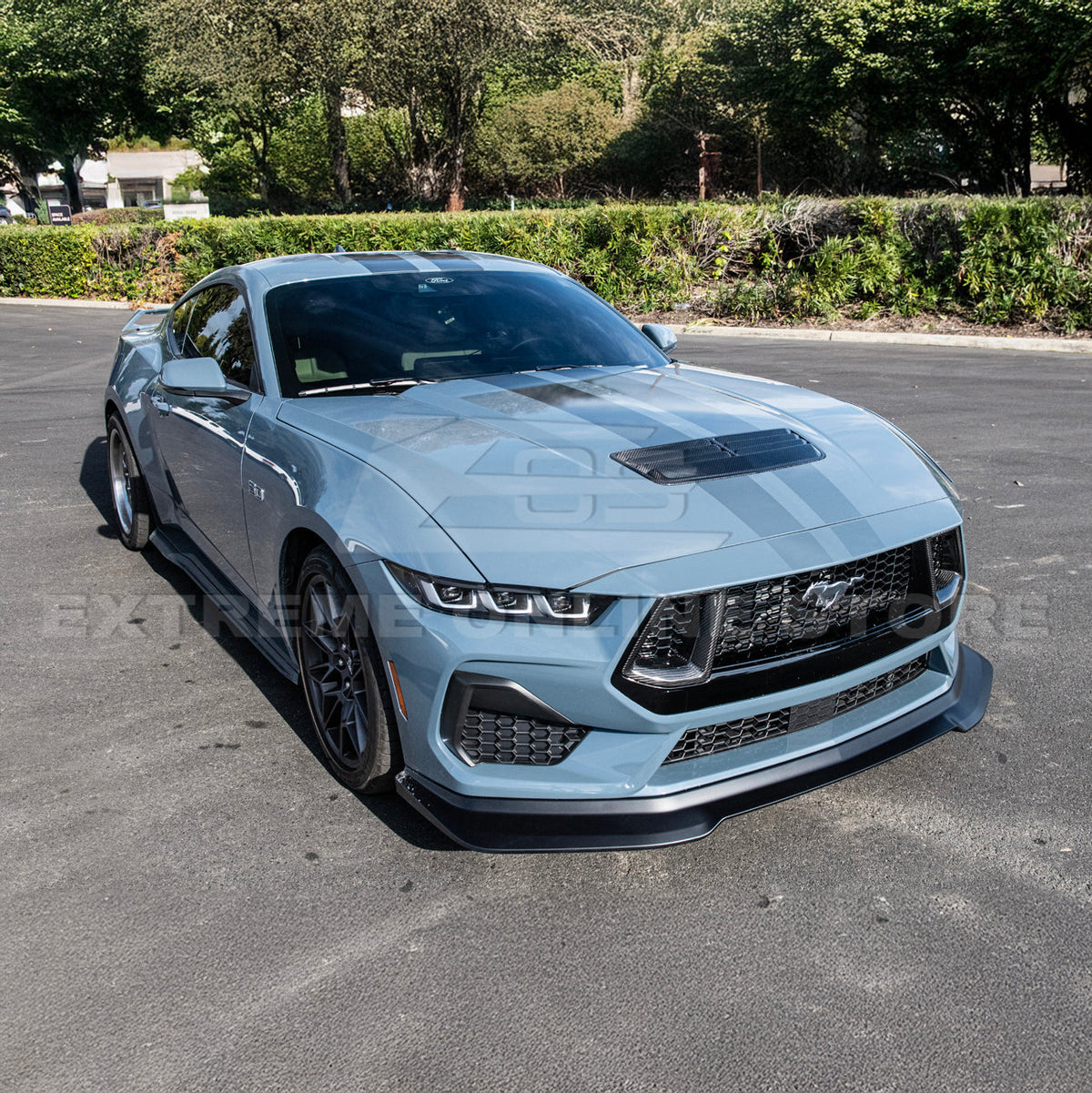 2024+ Ford Mustang DRY CARBON FIBER Front Hood Vent image 5