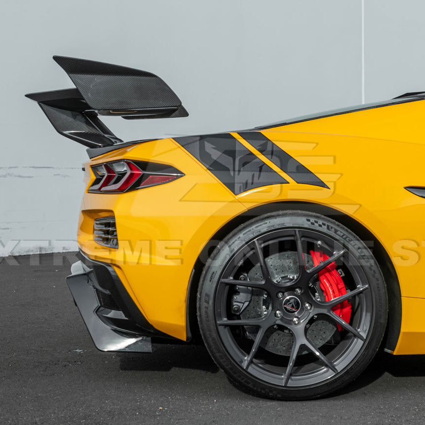 ZR1 Package Corvette C8 Z06 / E-Ray DRY CARBON FIBER Rear Spoiler image 10