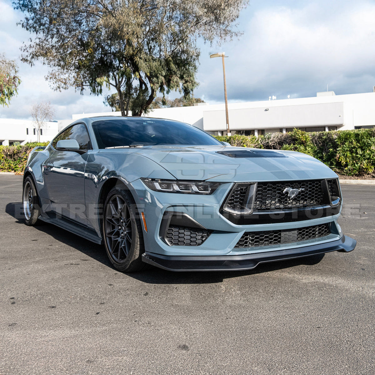 2024+ Ford Mustang DRY CARBON FIBER Front Hood Vent image 6