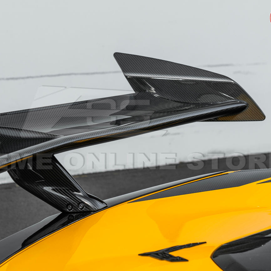 ZR1 Package Corvette C8 Z06 / E-Ray DRY CARBON FIBER Rear Spoiler image 23