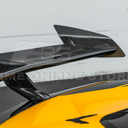 ZR1 Package Corvette C8 Z06 / E-Ray DRY CARBON FIBER Rear Spoiler image 23