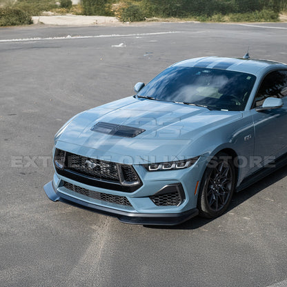 2024+ Ford Mustang DRY CARBON FIBER Front Hood Vent image 8