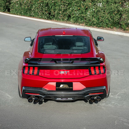 2024-Up Ford Mustang Dark Horse Rear Trunk Wing Gurney Flap Spoiler image 6