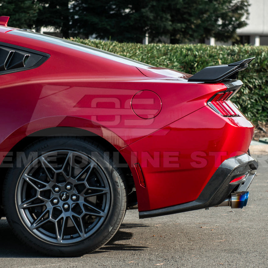 2024-Up Ford Mustang Dark Horse Rear Trunk Wing Gurney Flap Spoiler image 10