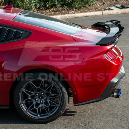 2024-Up Ford Mustang Dark Horse Rear Trunk Wing Gurney Flap Spoiler image 11