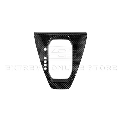 2024-Up Mustang DRY CARBON FIBER Gear Shift Panel Cover image 12