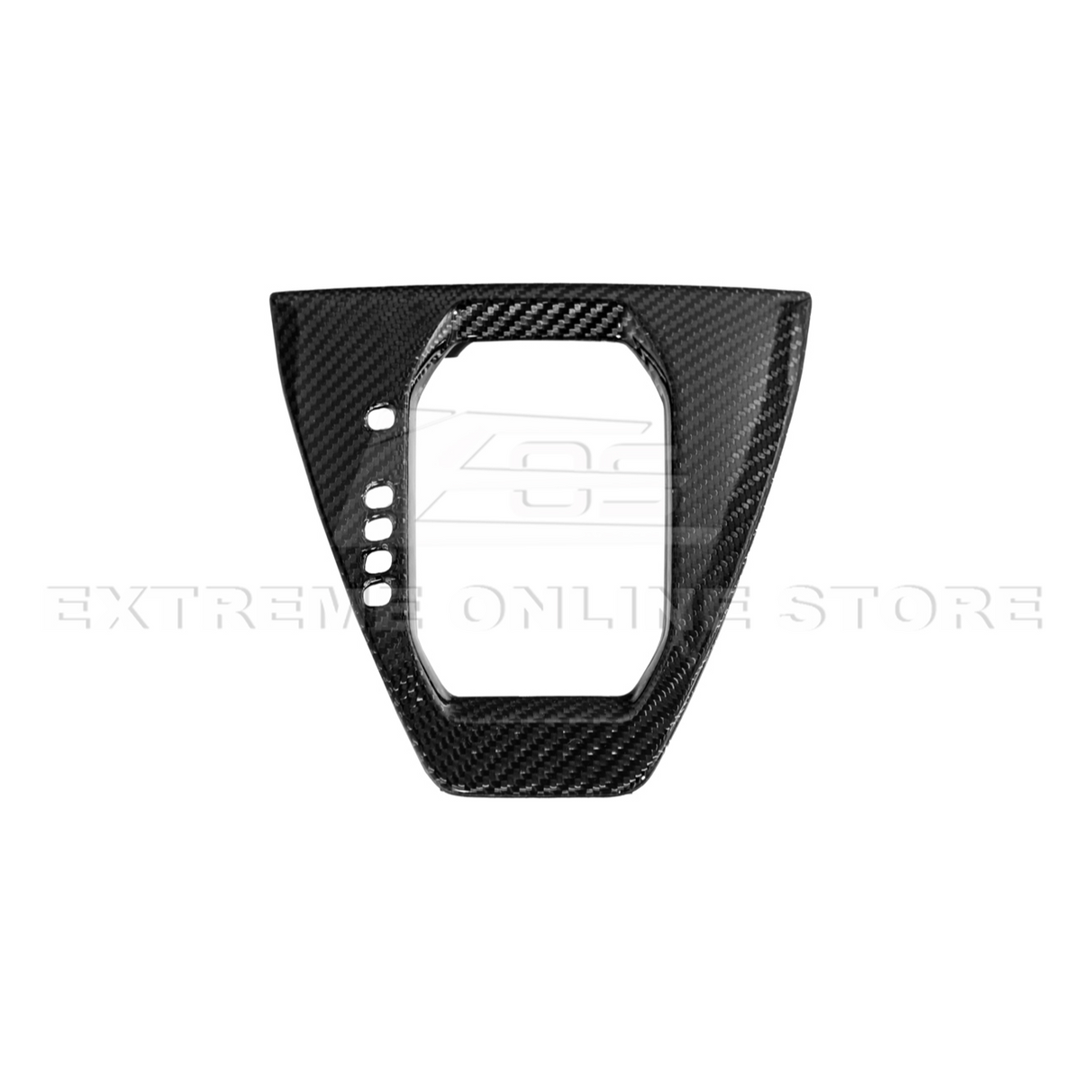 2024-Up Mustang DRY CARBON FIBER Gear Shift Panel Cover image 13