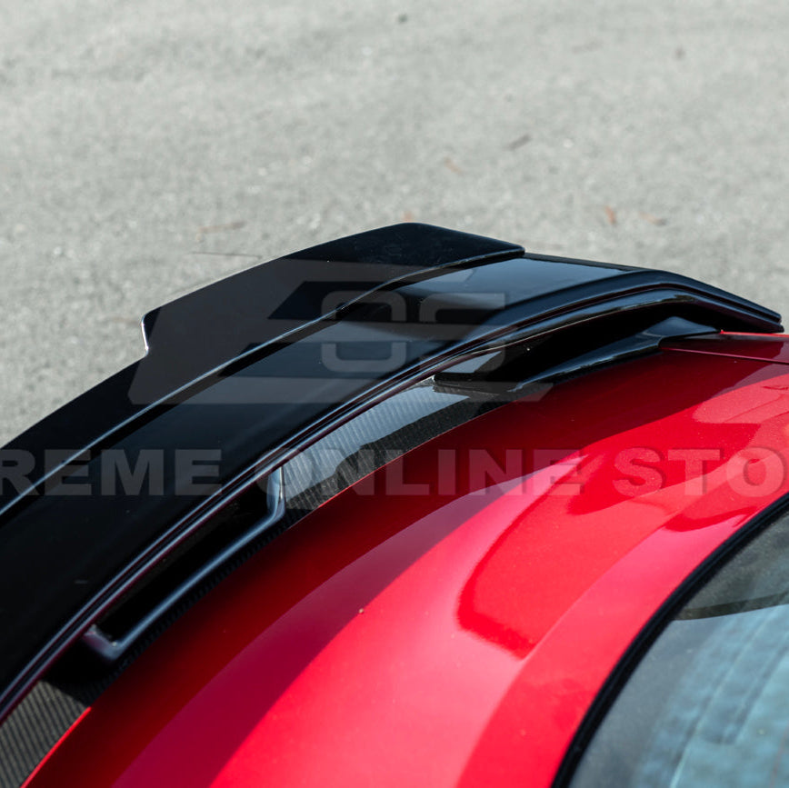 2024-Up Ford Mustang Dark Horse Rear Trunk Wing Gurney Flap Spoiler image 15