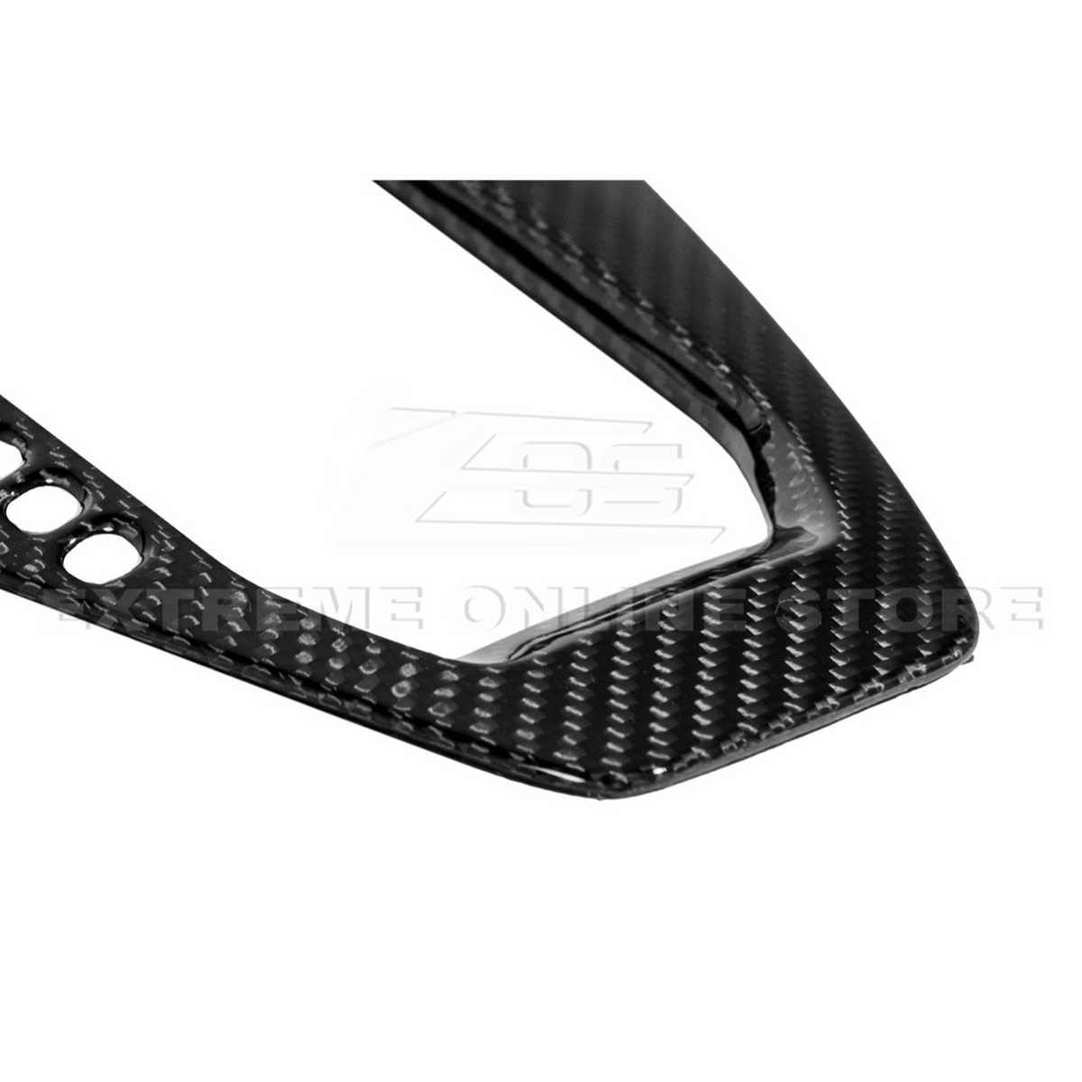 2024-Up Mustang DRY CARBON FIBER Gear Shift Panel Cover image 17