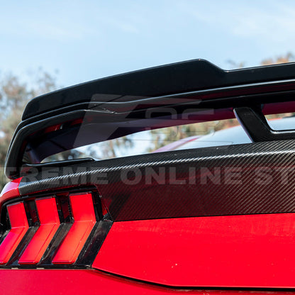 2024-Up Ford Mustang Dark Horse Rear Trunk Wing Gurney Flap Spoiler image 19