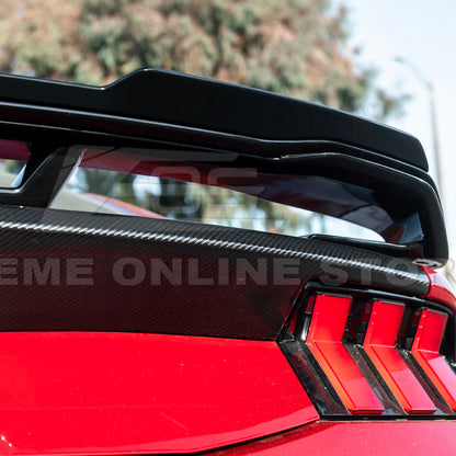 2024-Up Ford Mustang Dark Horse Rear Trunk Wing Gurney Flap Spoiler image 20