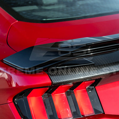 2024-Up Ford Mustang Dark Horse Rear Trunk Wing Gurney Flap Spoiler image 21