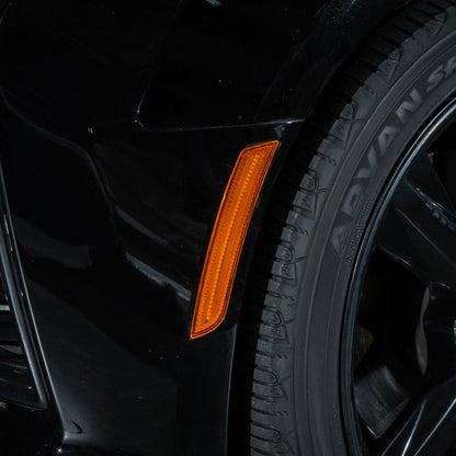 2016-24 Chevrolet Camaro | Front Bumper Amber LED Side Marker Lights image 43
