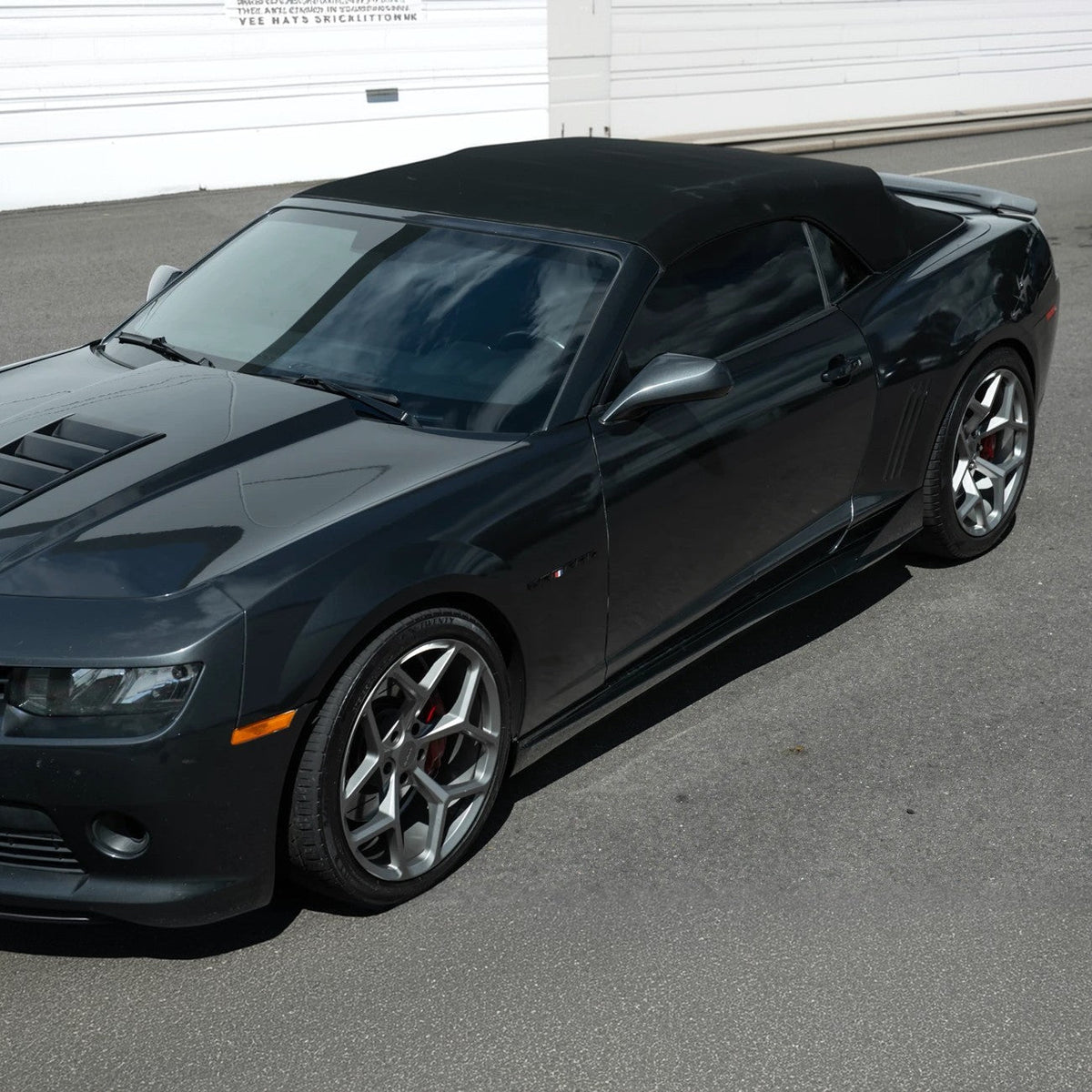 2010-2015 Camaro LT LS SS Performance Track GLOSSY BLACK Side Skirts Rocker Panel image 6