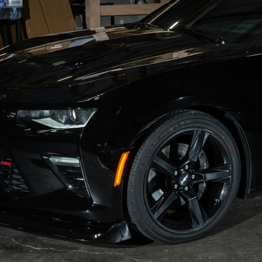 2016-24 Chevrolet Camaro | Front Bumper Amber LED Side Marker Lights image 38